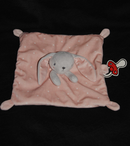 Doudou plat lapin rose - 🐰,