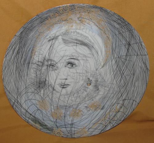 Assiette porcelaine gretchen - assiette,