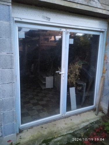 Porte fenêtre pvc - avec, volet