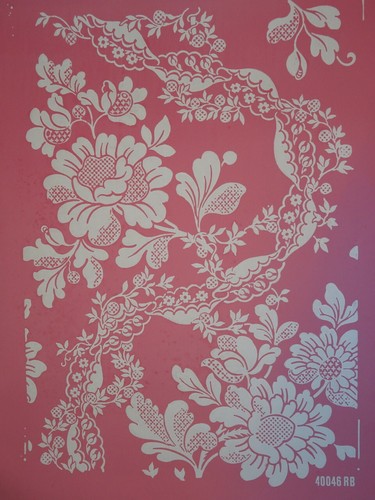Planche papier peint - peint, xx°