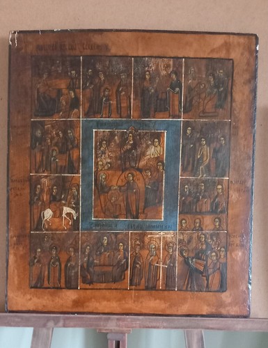 Old antique icone - old,