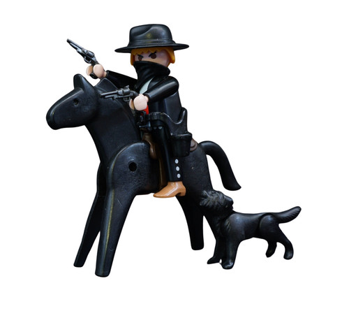 Playmobil cowboy cheval - cowboy,