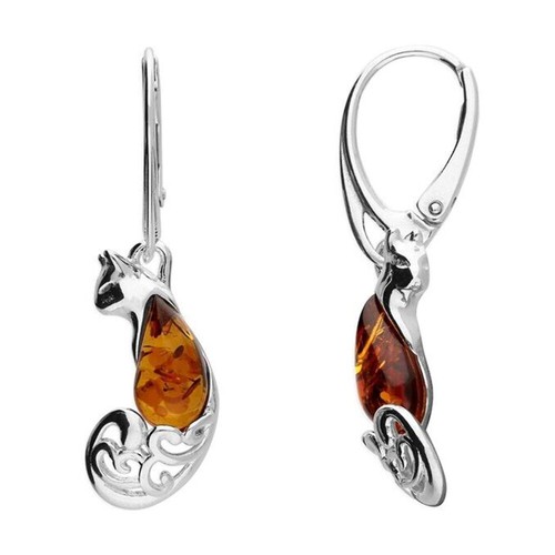 Boucles oreilles chat mignon - boucles,