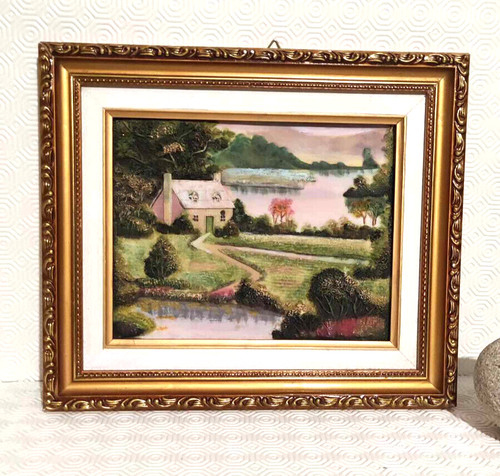 Tableau ancien relief - tableau,