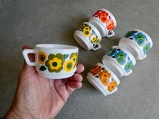 LOT DE 6 TASSES ARCOPAL LOTUS