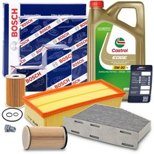 BOSCH KIT DE RÉVISION B+5L CASTROL 5W-30 LL POUR SEAT LEON 1P 1.6 2.0 TDI 05-12