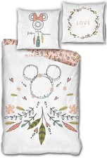 Disney Minnie Dreamcatcher Housse De Couette, 80 X 80 Cm + 135 X 200 Cm