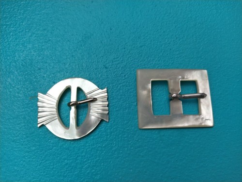Boucles ceinture nacre - nacre,