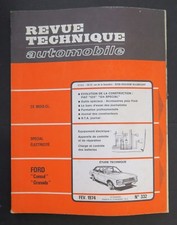 REVUE TECHNIQUE AUTOMOBILE RTA FORD CONSUL GRANADA FIAT 124 SPECIAL n°332