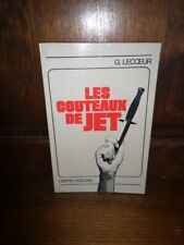 Les couteaux de Jet par G. Lecoeur