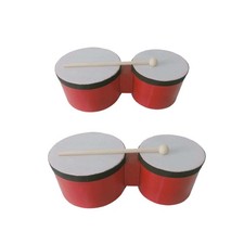 Tambour Bongo Ensemble de Tambours Instrument de Rythme Outil D'Enseignement En