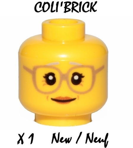 Lego 3626pb1568 1x tête - 3626pb1568,
