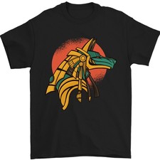 Anubis Egypte Ancienne Égyptien Dieu Mythologie T-Shirt 100% Coton