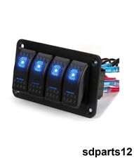 Panneau Interrupteur à Bascule 4 Boutons Pour Voiture Camion Bateau 12-24V IP65