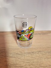 VERRE MOUTARDE AMORA MOTO KAWASAKI 2ème DU BOL D'OR 1992