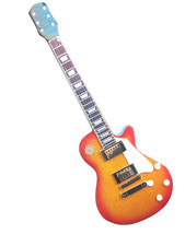 Magnet en bois en forme guitare Gibson Jimmy Page de Led Zeppelin