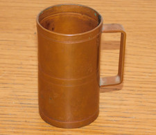 vintage ancien PETIT POT mesure 8cm CHOPE en CUIVRE signé GOARDERE