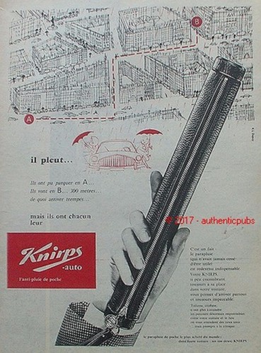 Publicite knirps auto - publicite,