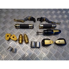 kit levier poignee gaz tampon pare carter moto suzuki gsf 600 bandit js1a8 2000 