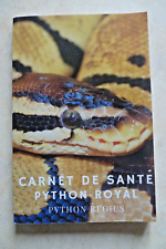 CARNET DE SANTE PYTHON ROYAL