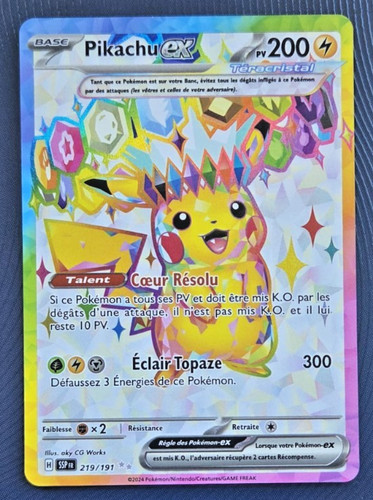 Carte pokémon pikachu - carte,