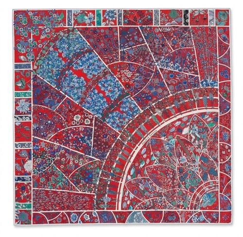 Hermes fleurs giverny 90 - "fleurs, de