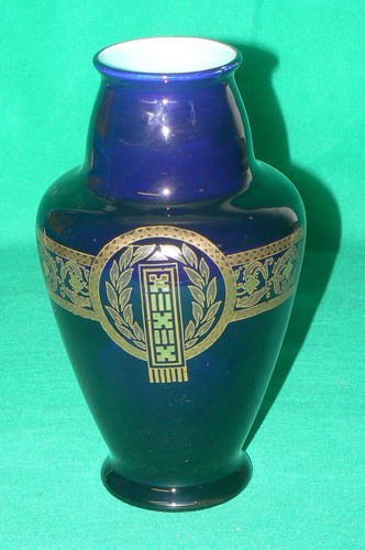 Sarreguemines vase bleu - sarreguemines, de