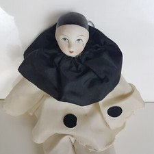 Poupée Pierrot Porcelaine