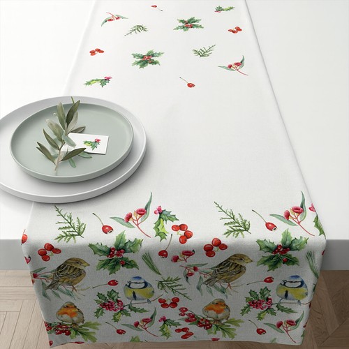 Chemin table coton - de, en