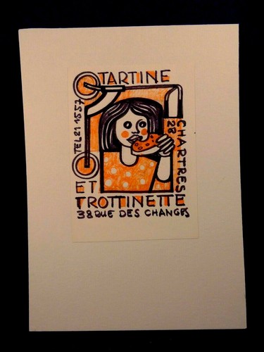 Dessin feutre tartine et - au,