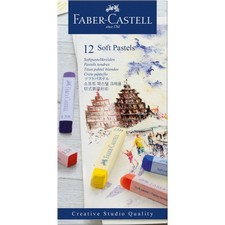 Pastels tendres boîte de 12 - -,