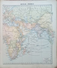 10 cartes tirées Atlas de géographie Niox et Darsy Delagrave 1905-Océanie-Amériq
