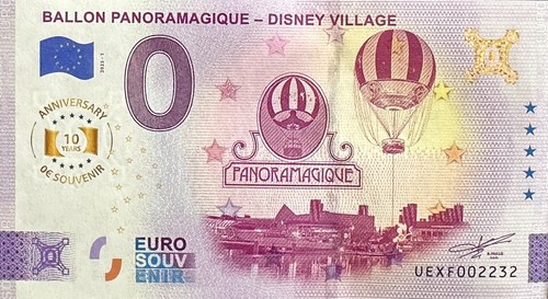 Billet euro ballon - euro,