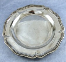 Mo BARILLY : Rare Plat rond en Argent massif d'époque Louis XV NANCY 1751-55