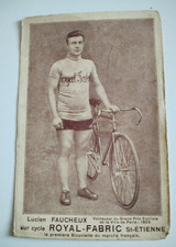 LUCIEN FAUCHEUX CYCLISTE 1926 CYCLE ROYAL FABRIC SAINT ETIENNE