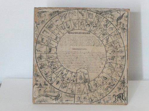 Jeu oie ancien - l'oie,
