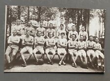 CARTE PHOTO 1920  Hommes torse nu short sportifs sport METZ Shirtless men Hombre