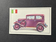 Carte PANINI L’Histoire De L’Automobile 1973 N.82 FIAT 508 BALILLA Italie 1932