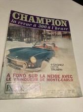 Revue CHAMPION N° 2 1966 Spitfire Triumph , Bultaco 125 250 , Hot Rod etc