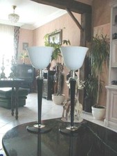 Importante Paire de Lampe