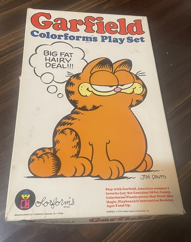 Vintage 1978 garfield big fat - "big,