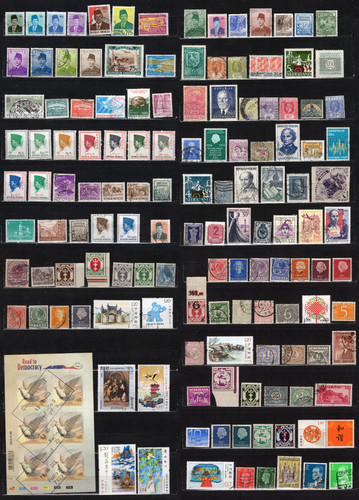 Lot timbres divers - lot,