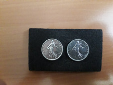 Lot pièces francs - 5, semeuse