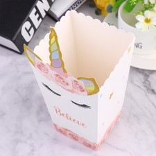  12 Pcs Seau Pop Corn Boîtes À Popcorn En Papier Conteneurs De Pop-corn