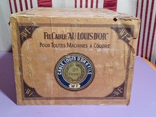 Louis d'OR WALLAERT Fil couture Mercerie présentoir no tôle Bresson BOIS Lille