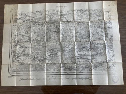 Carte état major - provins, s.o