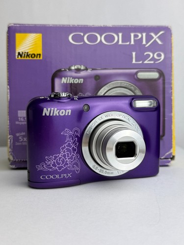 Nikon coolpix l29 purple - nikon,
