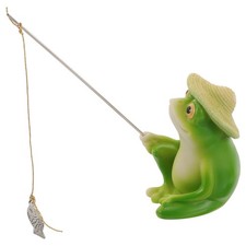  Sculpture Décorative Extérieure Grenouille Résine Décoration De Figurine