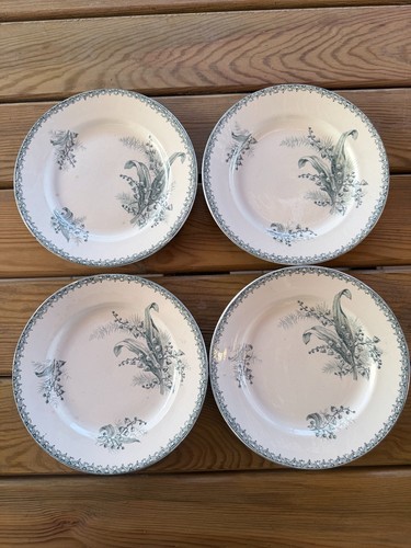 Assiettes plates terre - en, de