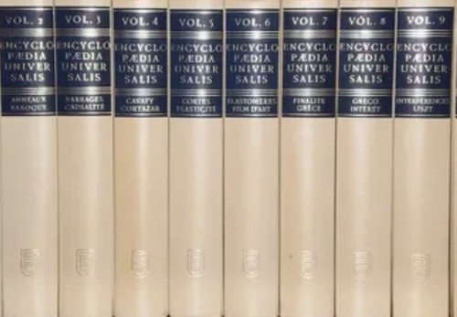 Encyclopedie universalis - encyclopedie,